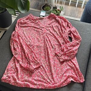 NWT H&M Mama Floral Pink Women's Top